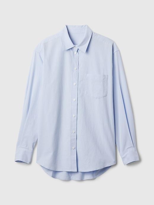 Organic Cotton Poplin Big Shirt Product Image