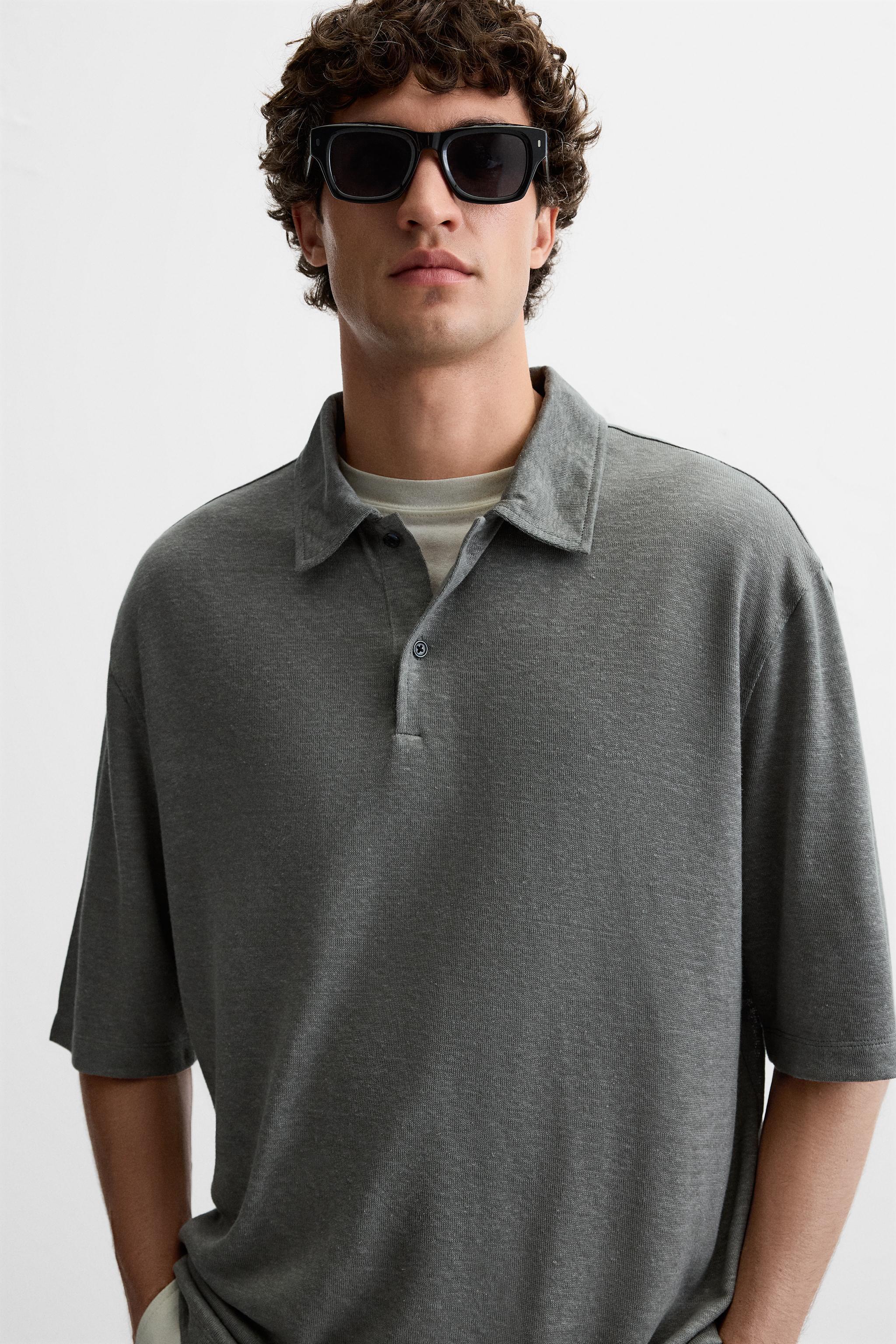 HEMP - VISCOSE POLO SHIRT Product Image