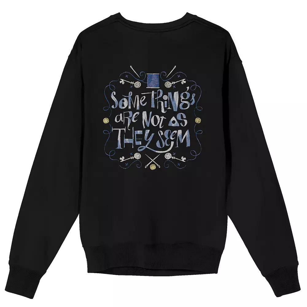 Men's Coraline Some Things Are Not As They Seem Graphic Sweatshirt,  Product Image