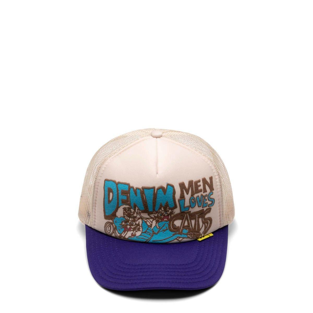 DENIM MEN LOVE CATS TRUCKER HAT Male Product Image