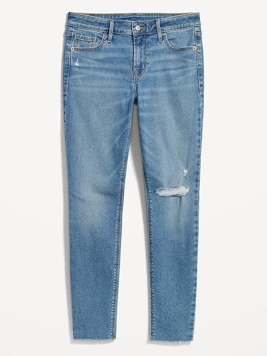 Mid-Rise Rockstar Super-Skinny Jeans Product Image