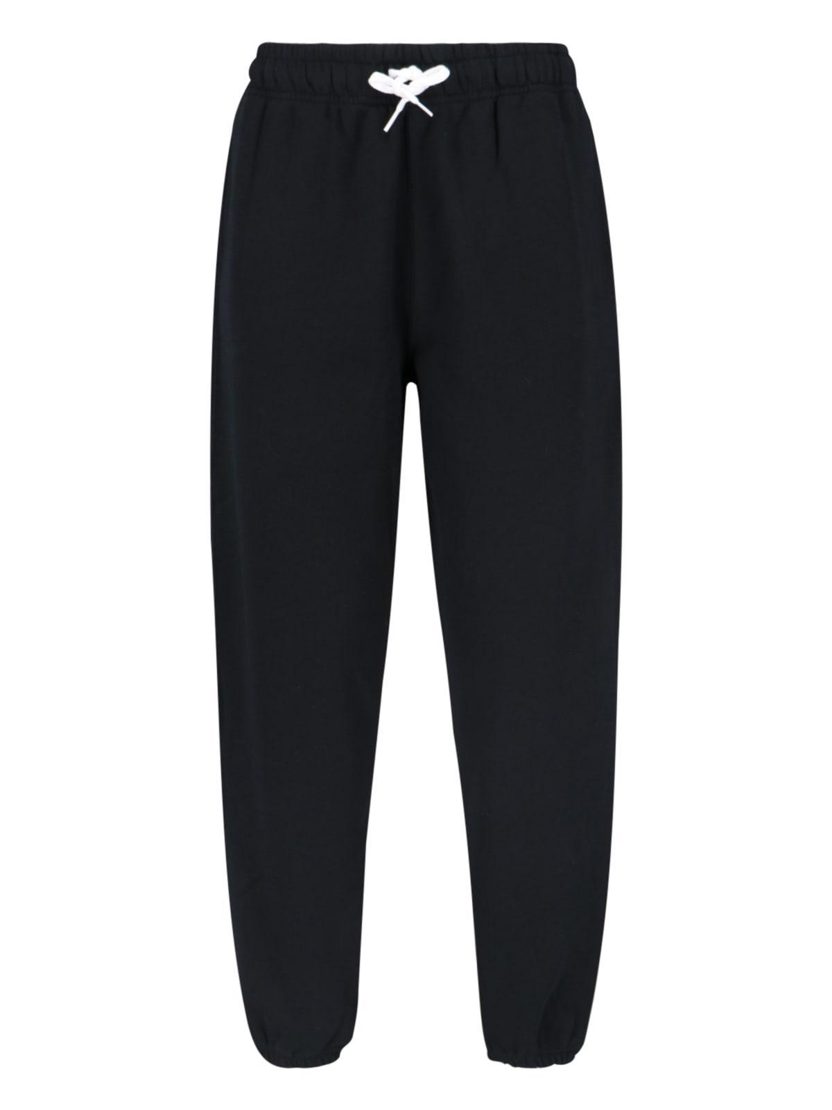 POLO RALPH LAUREN Pony Embroidered Track Pants In Black Product Image