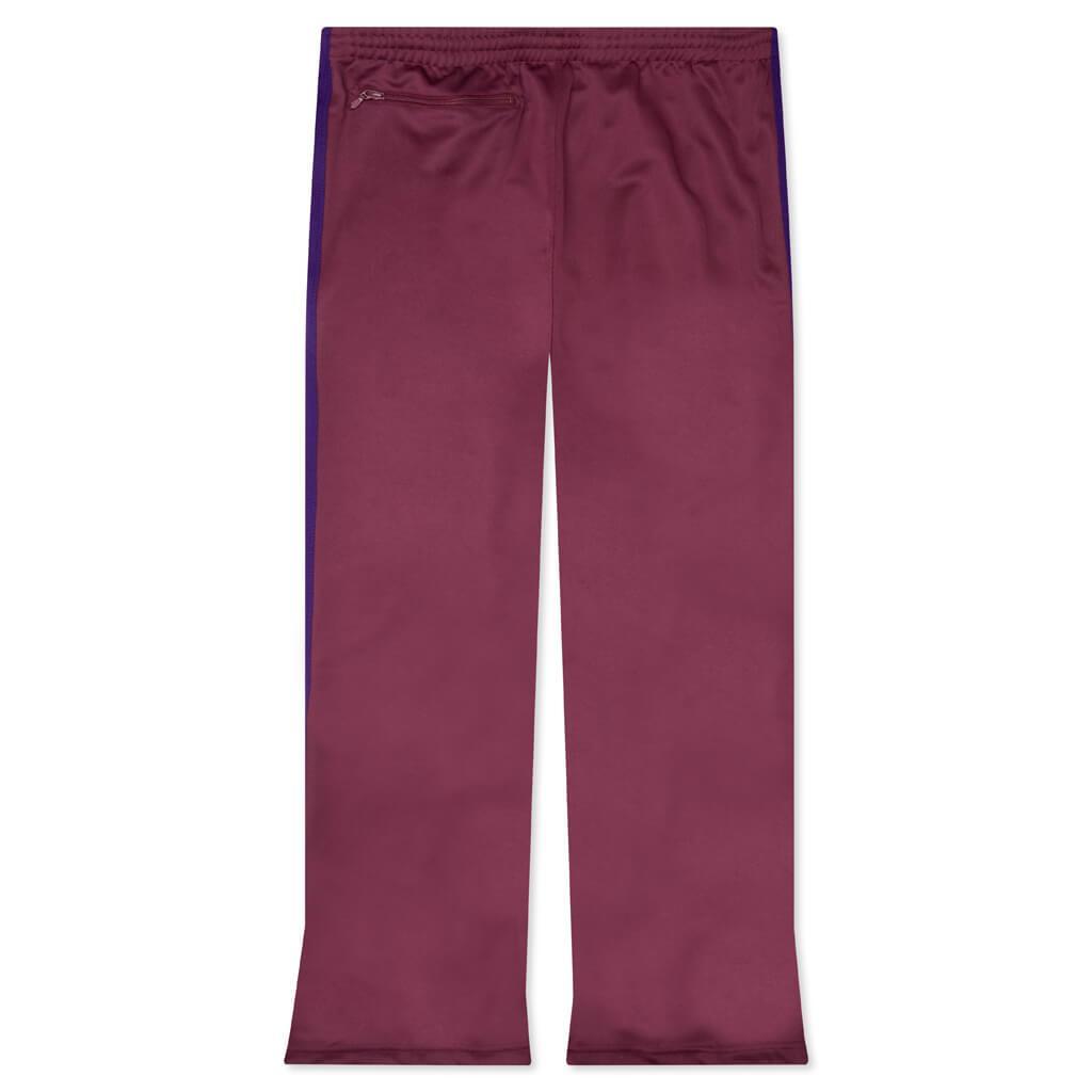 Boot-Cut Track Pant Poly Smooth - Wine Male Product Image