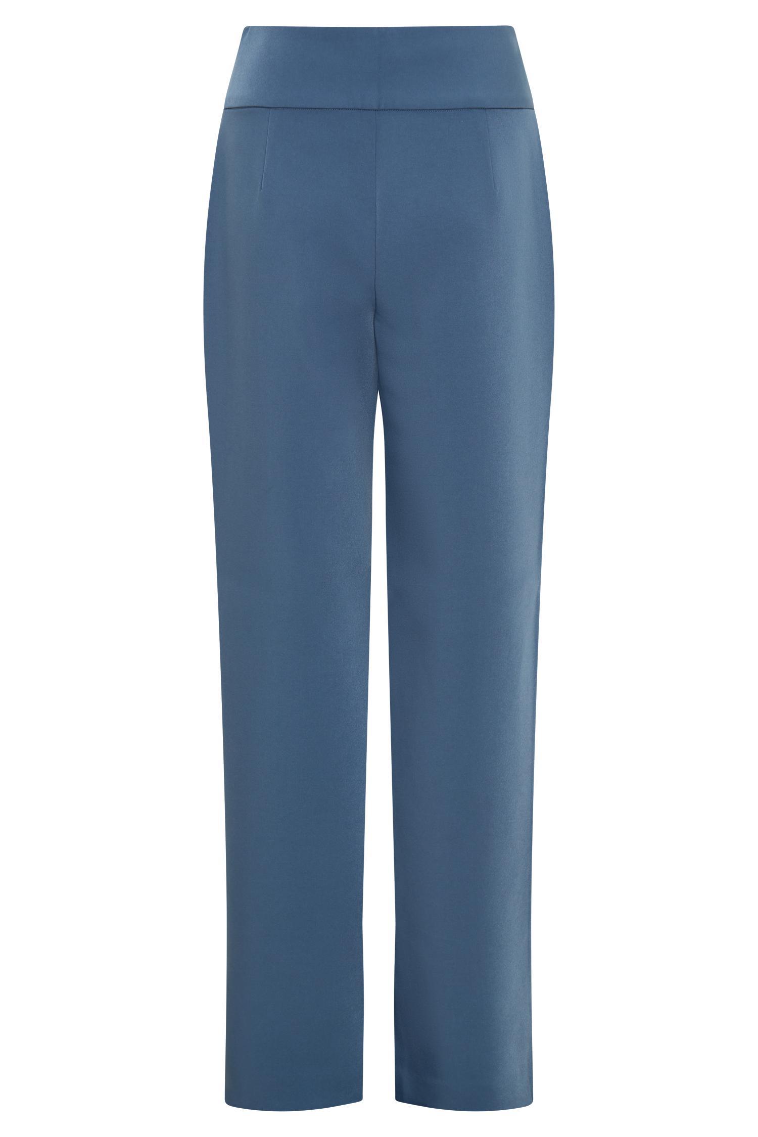 Lindie Straight Leg Suiting Pants - Steel Product Image