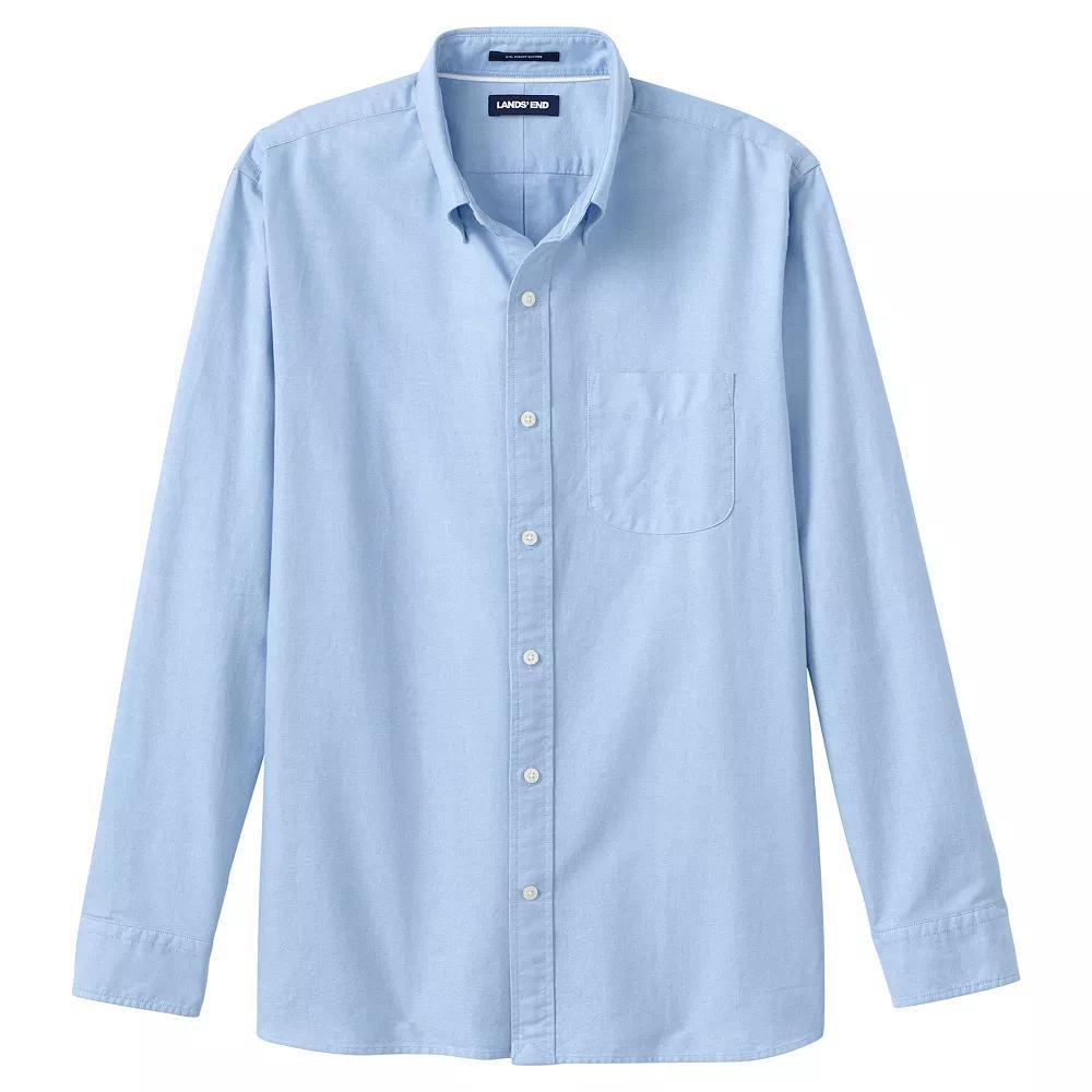 Mens Lands End Button-Down Sail Rigger Oxford Button-Down Shirt Product Image