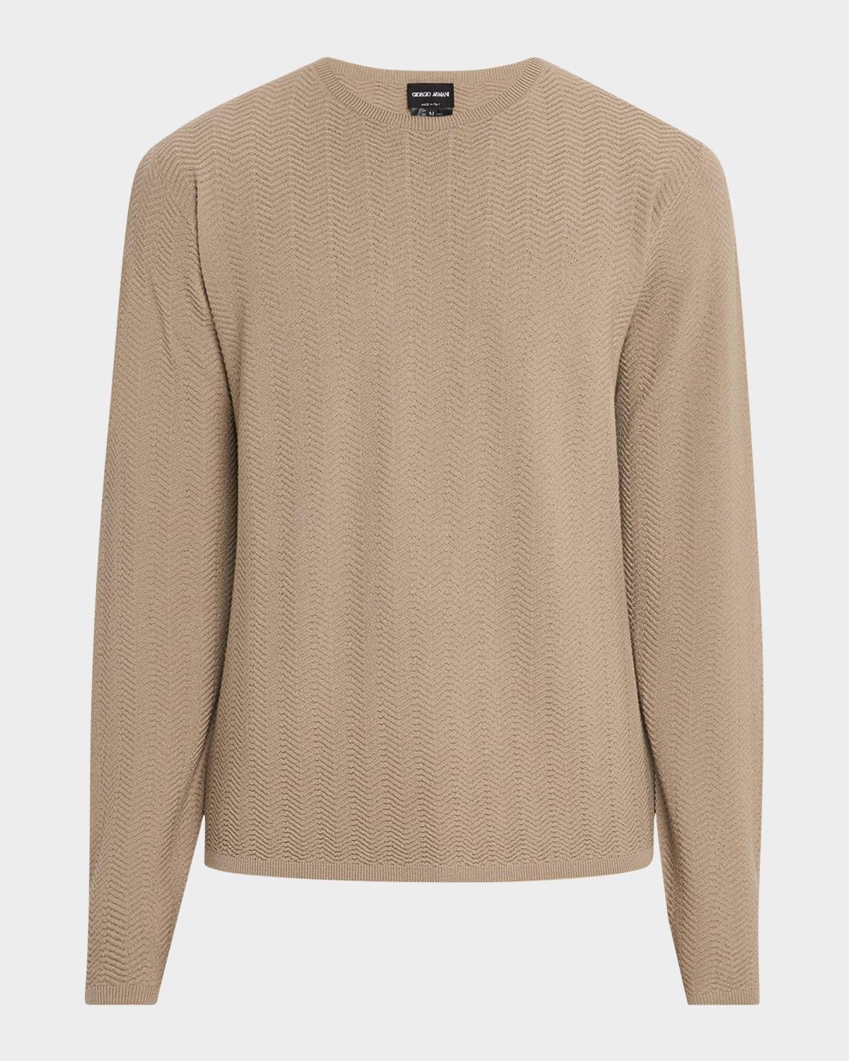 Men's Wool Chevron Crewneck Sweater Product Image