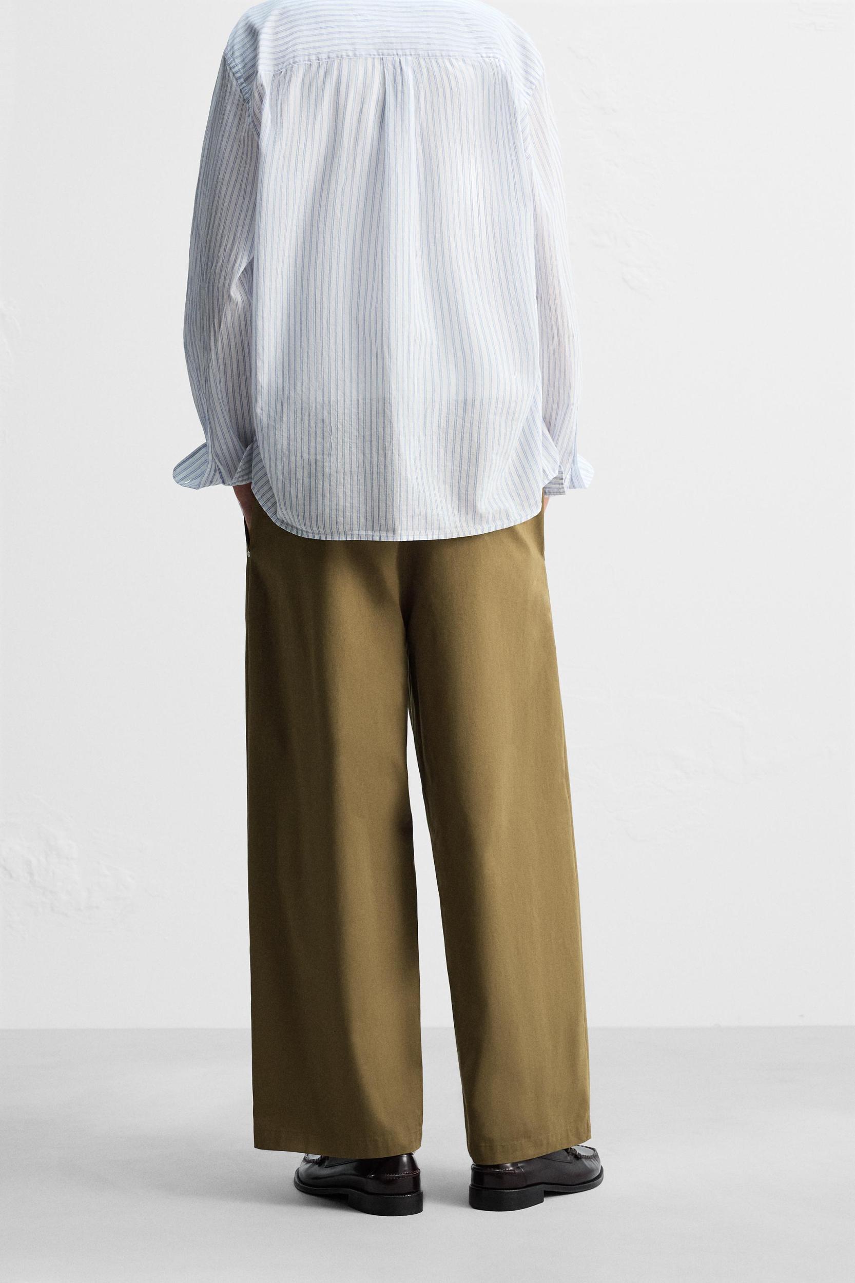 WIDE FIT CHINO PANTS Product Image