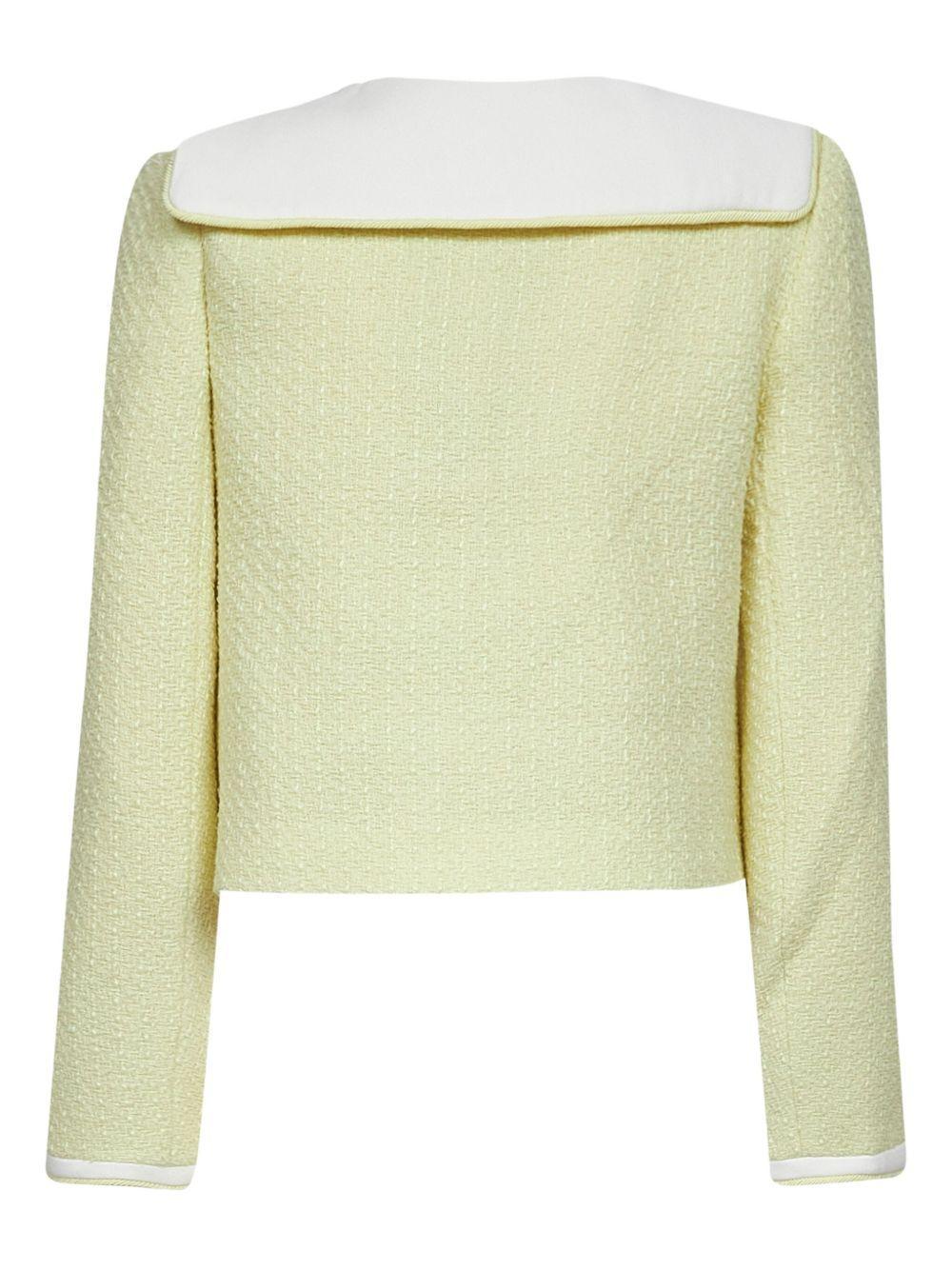 single-breasted bouclé jacket Product Image