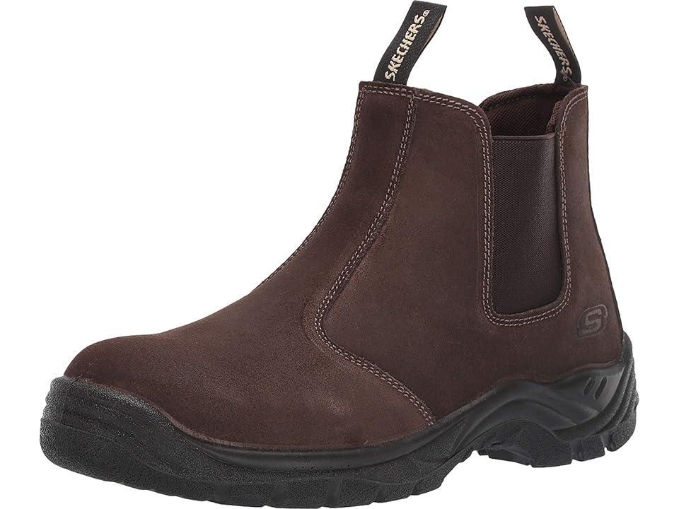 SKECHERS Work Tapter Steel Toe Men's Shoes Product Image