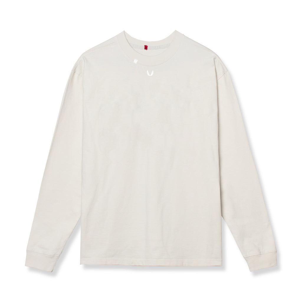 0851. Tech Essential™ Relaxed Long Sleeve - Stone/White "OTWR" Product Image