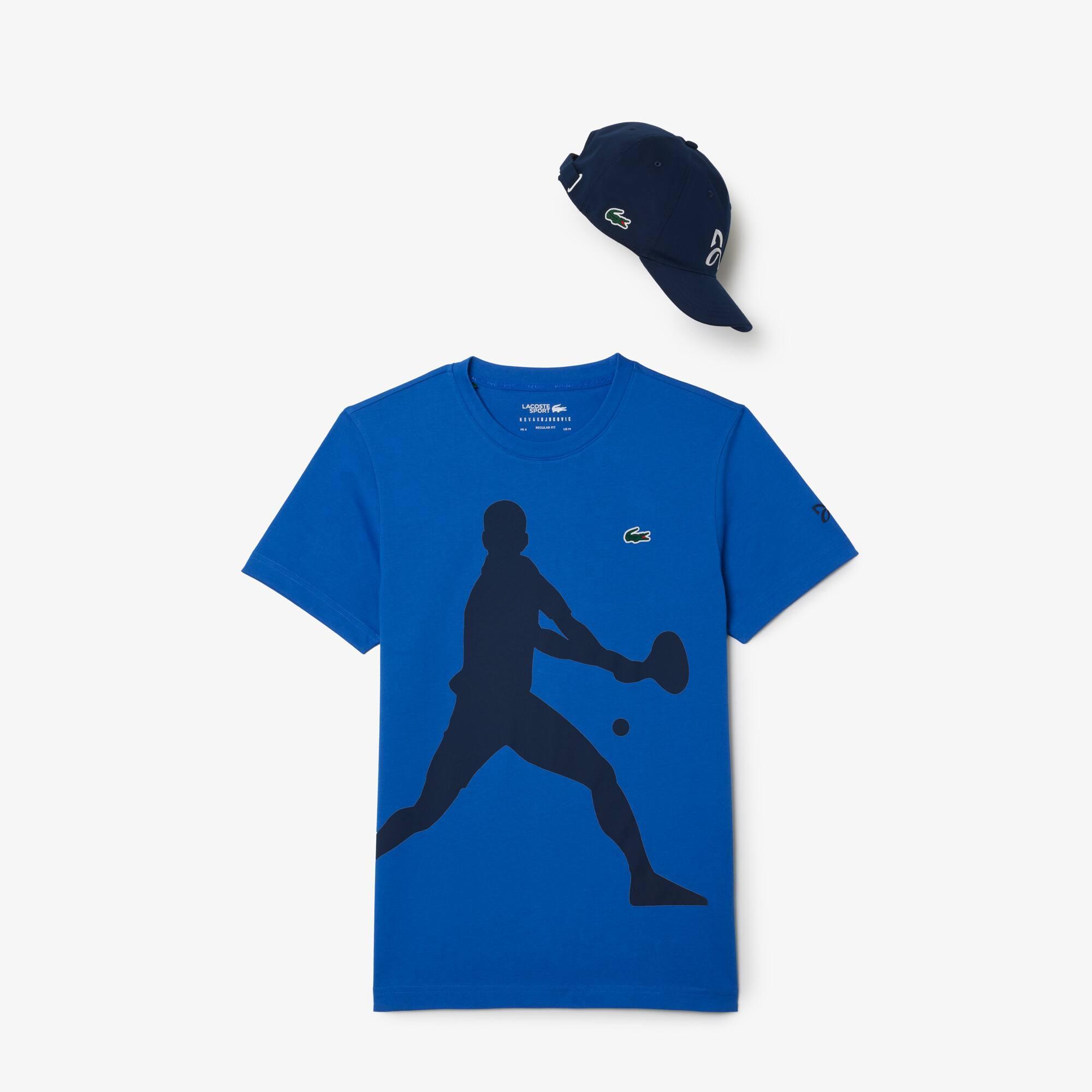 Men's Lacoste Tennis x Novak Djokovic T-Shirt & Cap Set Product Image