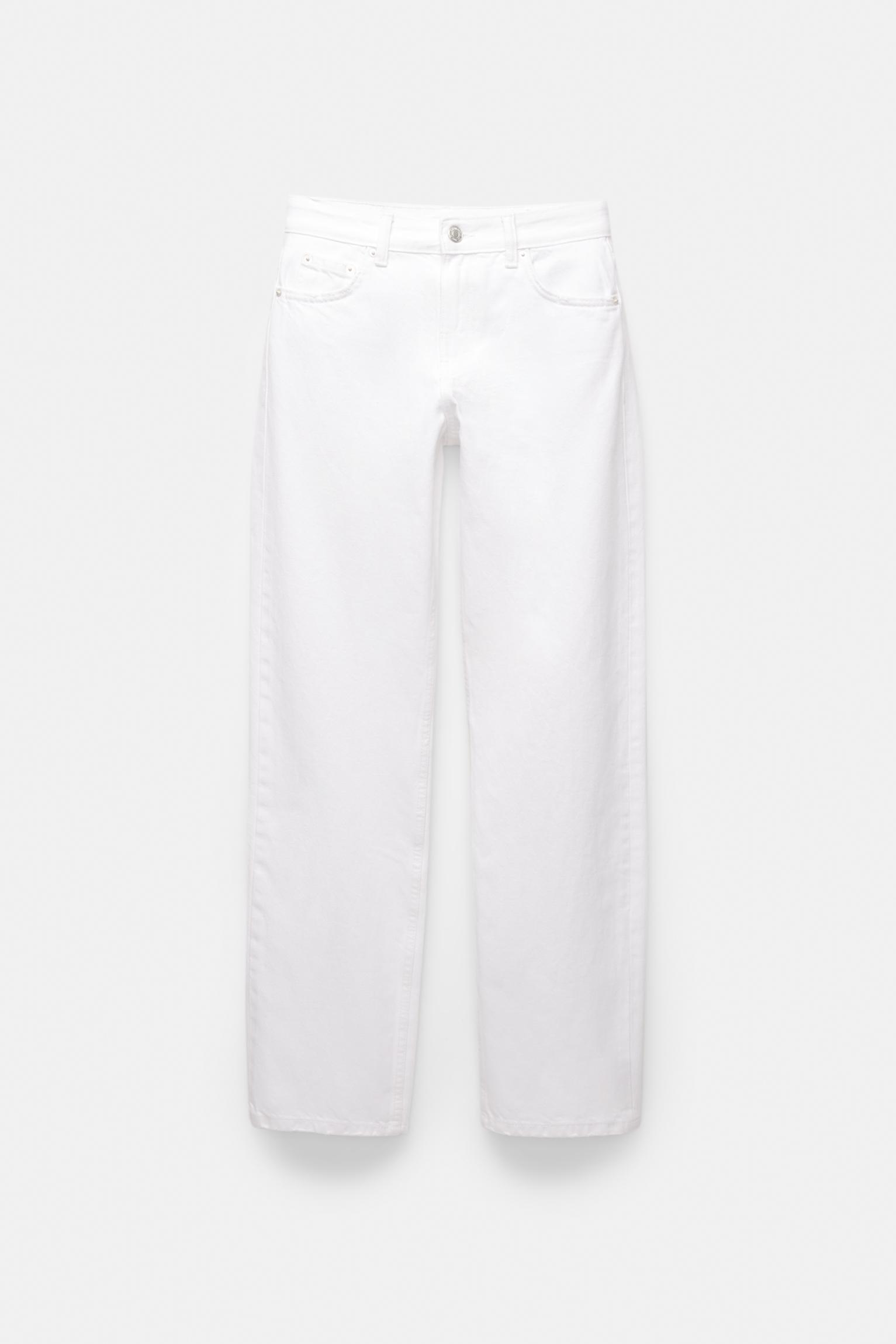 Mid-rise straight-leg jeans Product Image