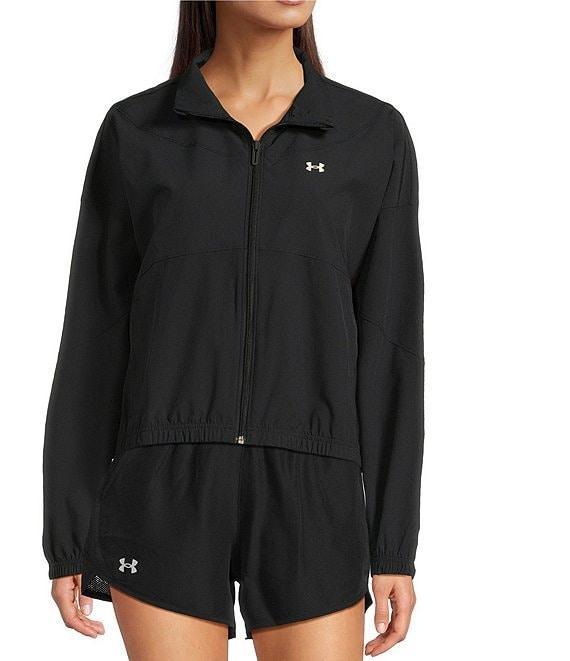 Under Armour Rival Stand Collar Long Sleeve Water Resistant Jacket Product Image