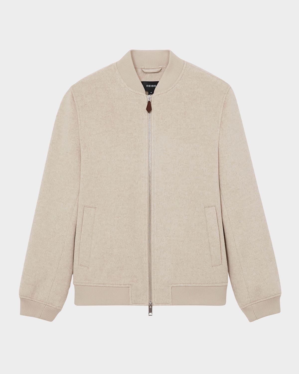 Men's Harlan Brushed Bomber Jacket Product Image