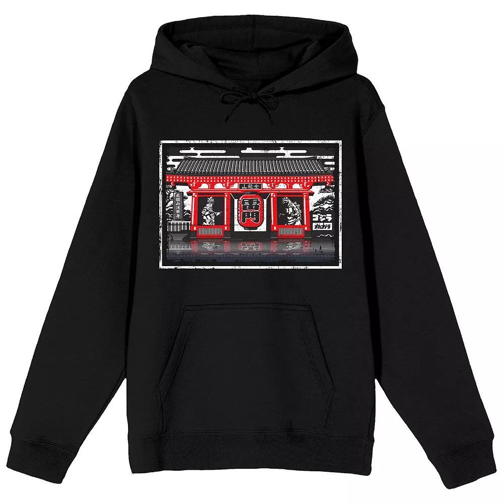 Men's Godzilla Classic Shin Hoodie, Size: Small, Black Product Image