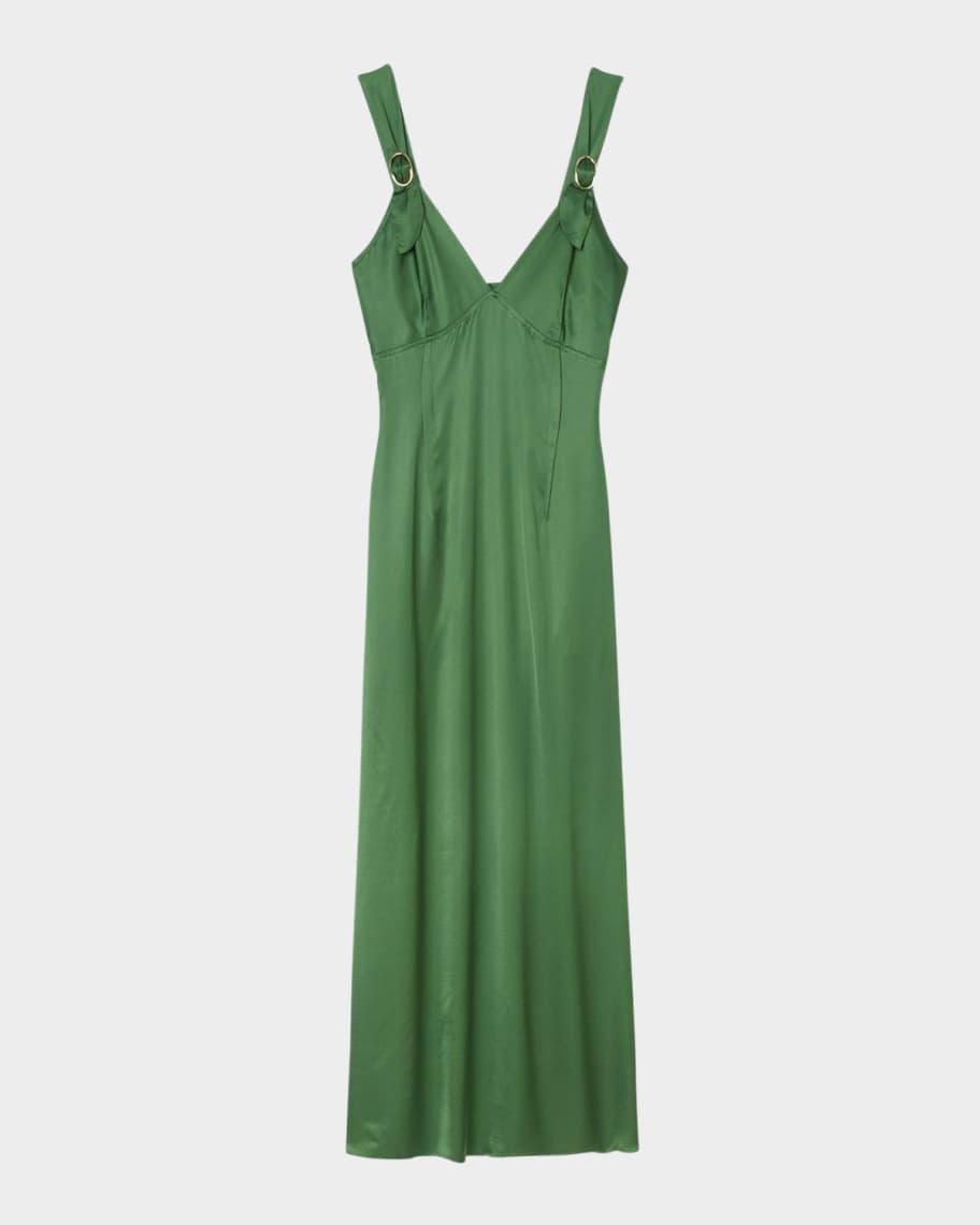 Cecile Buckle-Strap Midi Dress Product Image