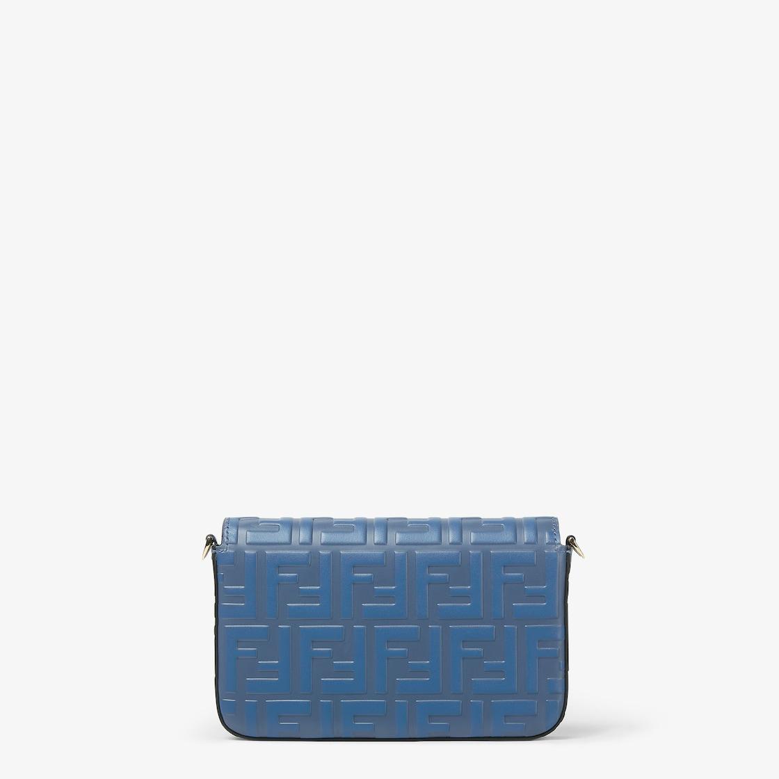 FF Diamonds Wallet On ChainBlue leather wallet Product Image
