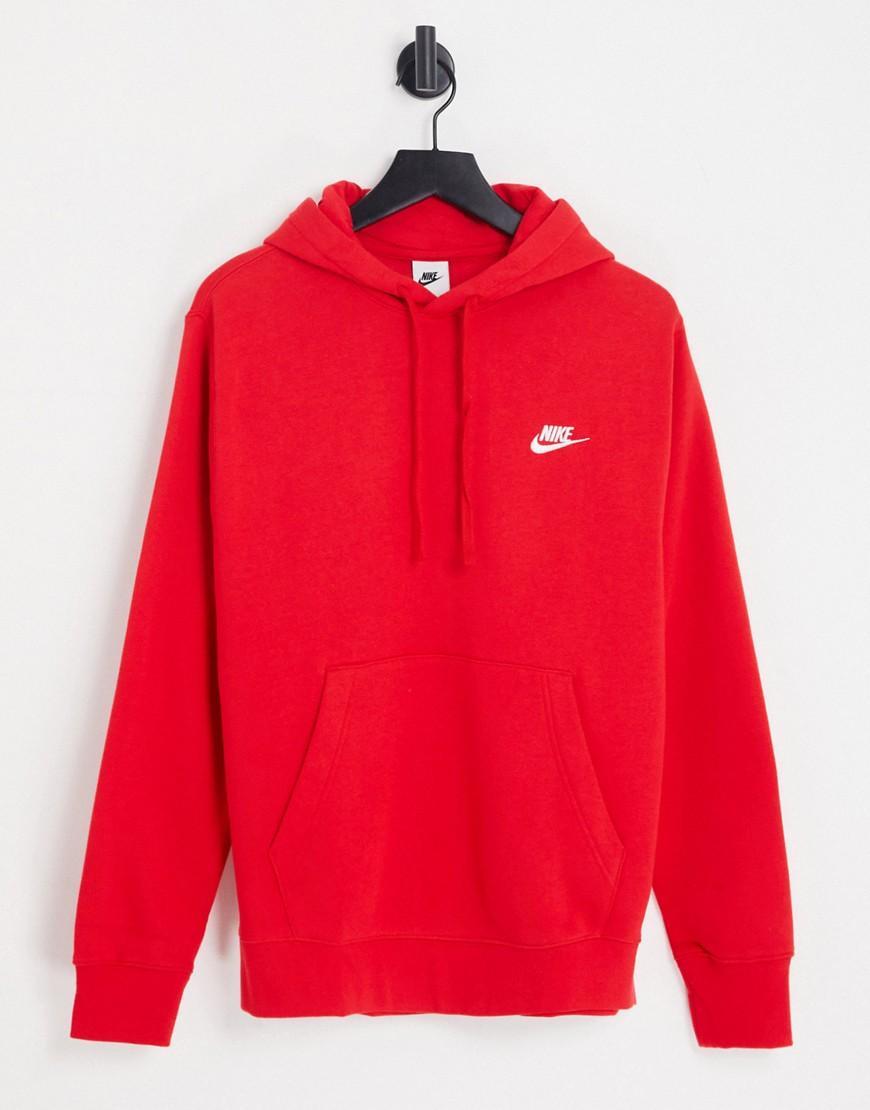 Men's Nike Sportswear Club Fleece Pullover Hoodie, Size: Large, University Red Product Image