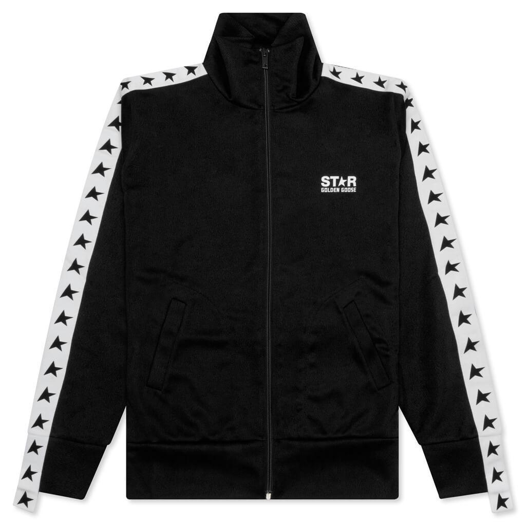 Women's Star Zipped Track Jacket - Black Female Product Image