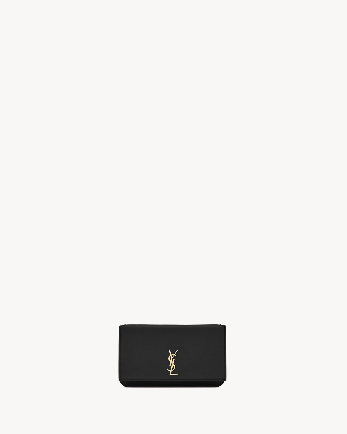 CASSANDRE phone holder in smooth leather | Saint Laurent | YSL.com Product Image