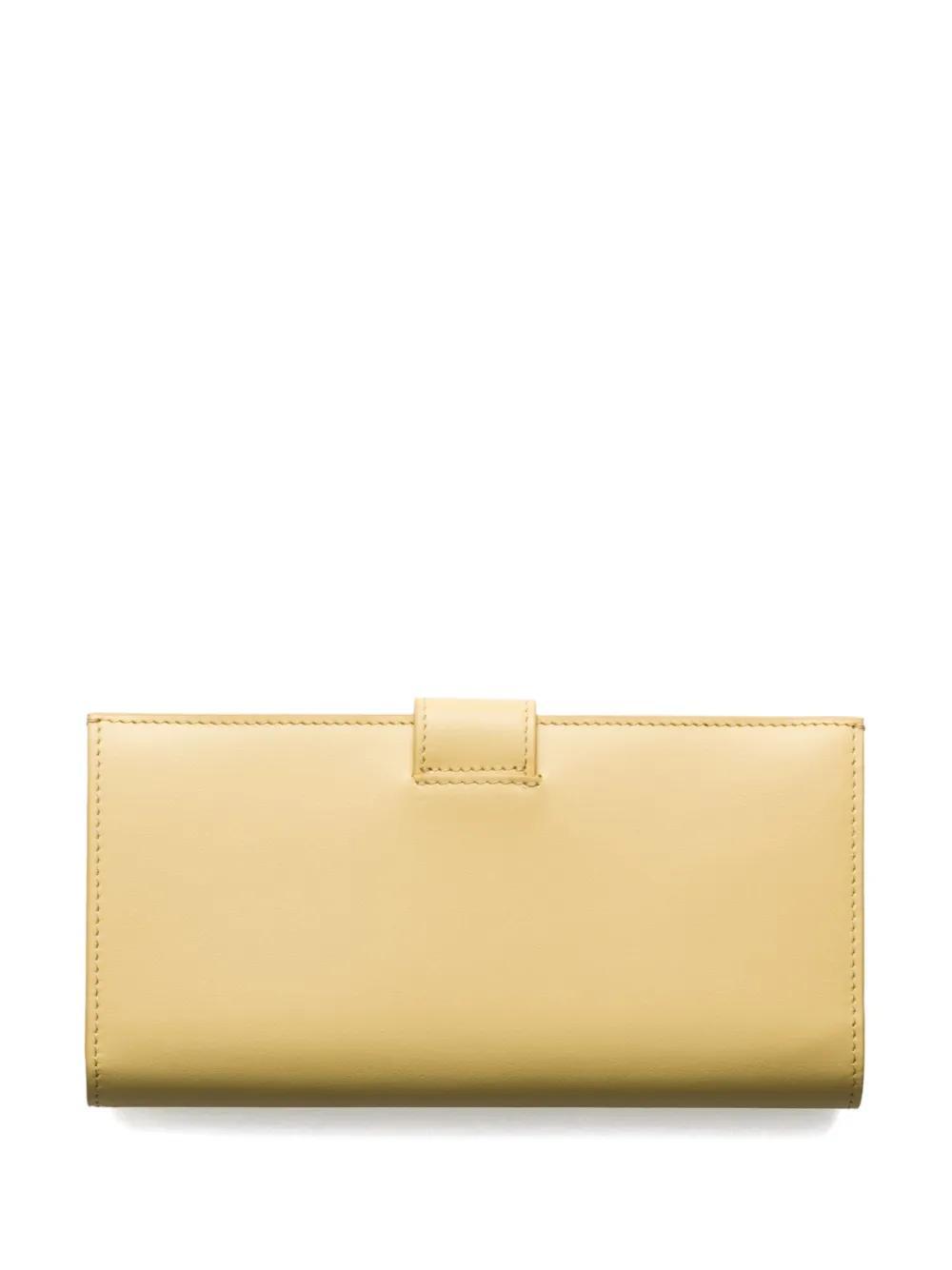 PRADA Strap Fastening Wallet In Yellow Product Image