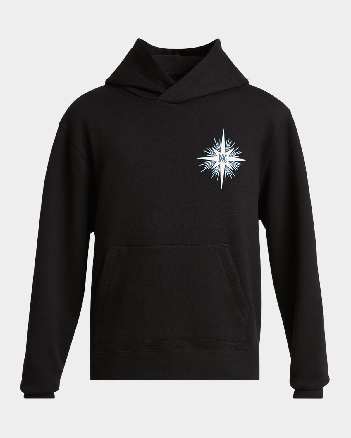 Mens Starburst Cotton Hoodie Product Image