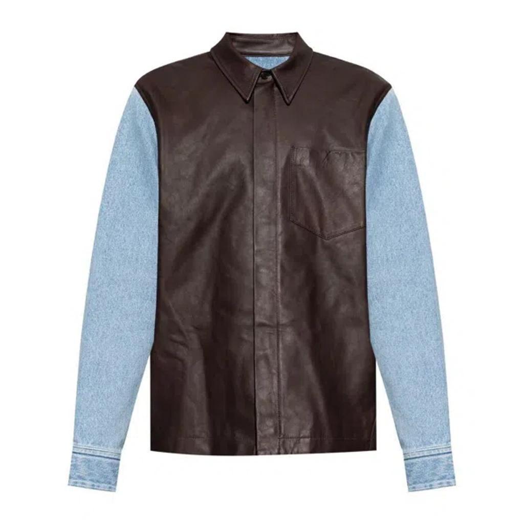 DRIES VAN NOTEN Lan 9370 M.l.shirt Dbrn In Brown Product Image