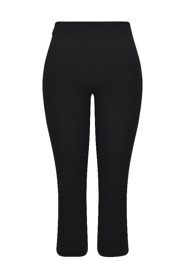 Halima Black Capri Trousers Product Image