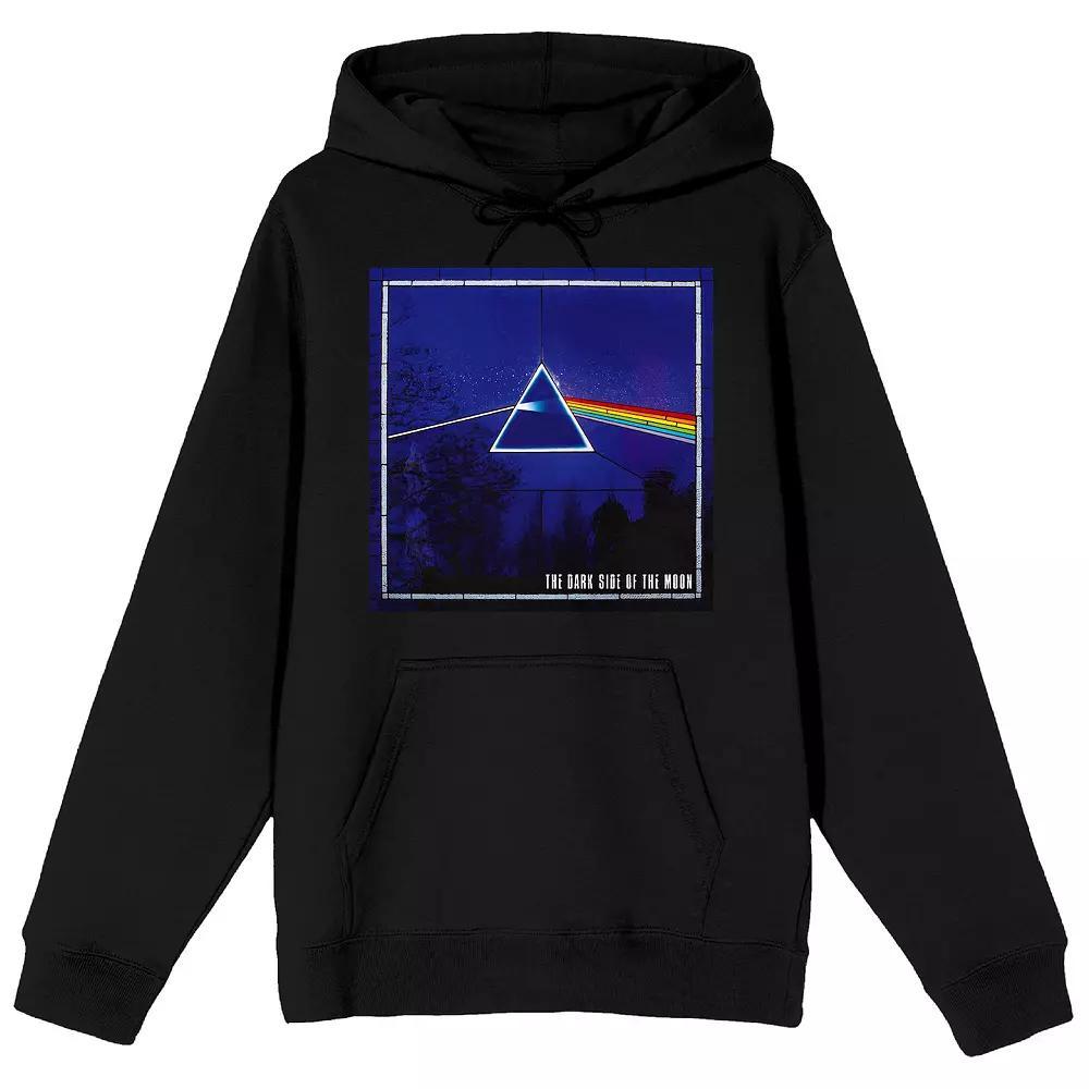 Men's Pink Floyd Color Prism Hoodie, Size: XL, Black Product Image