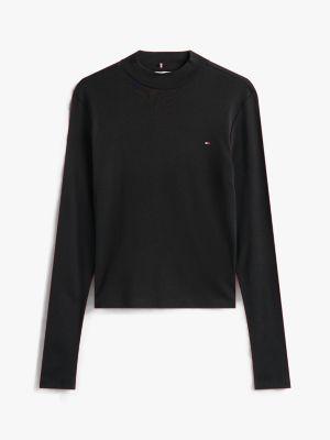 Mockneck Stretch Knit Top Product Image