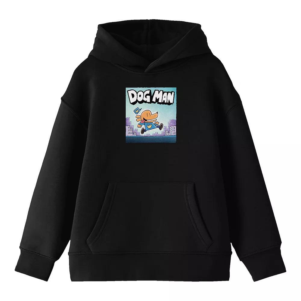 Boys 8-20 Dog Man Running Across City Graphic Hoodie, Boy's,  Product Image