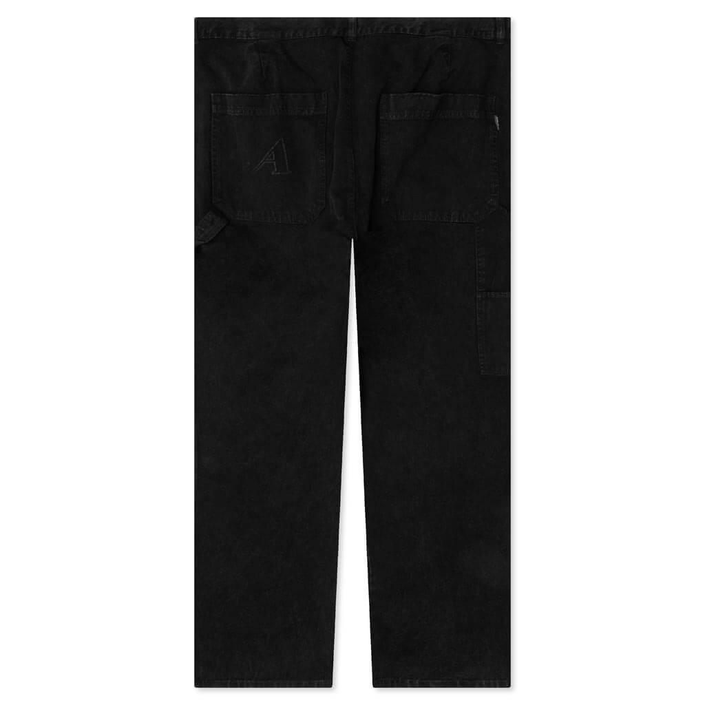 Washed Cotton Work Pant - Black Male Product Image