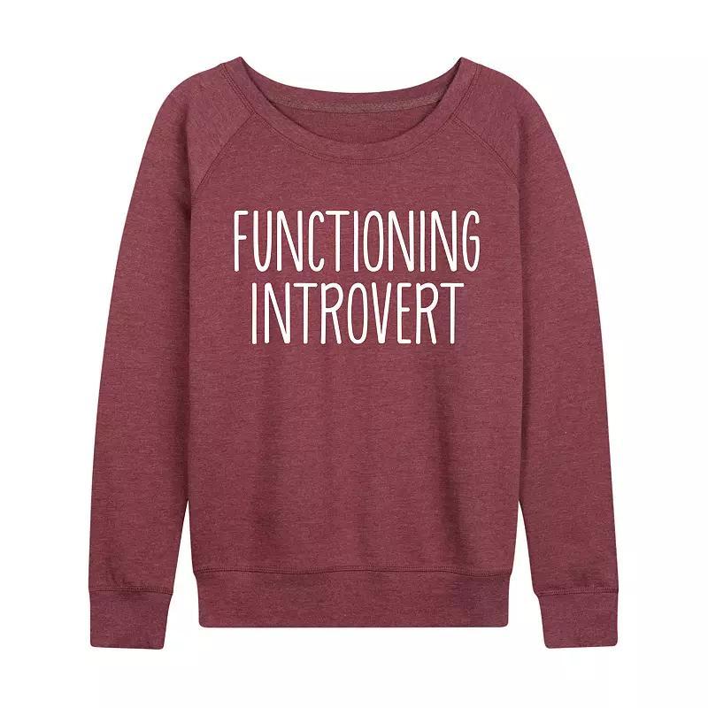 Women's Functioning Introvert French Terry Long Sleeve Tee, Girl's, Size: XL, Grey Juniper Product Image