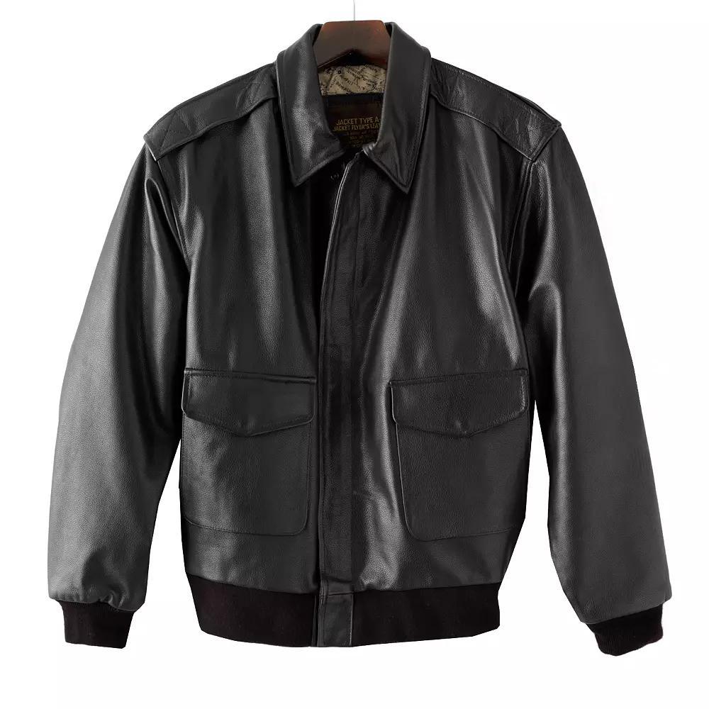 Big & Tall Excelled A-2 Leather Bomber Jacket, Men's,  Product Image