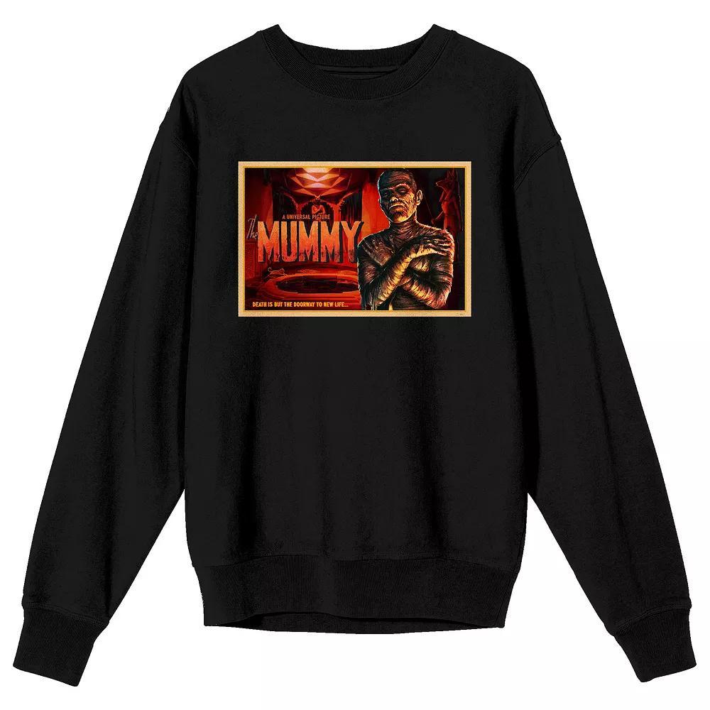 Men's Universal Monsters The Mummy Long Sleeve Graphic Tee, Size: XL, Black Product Image