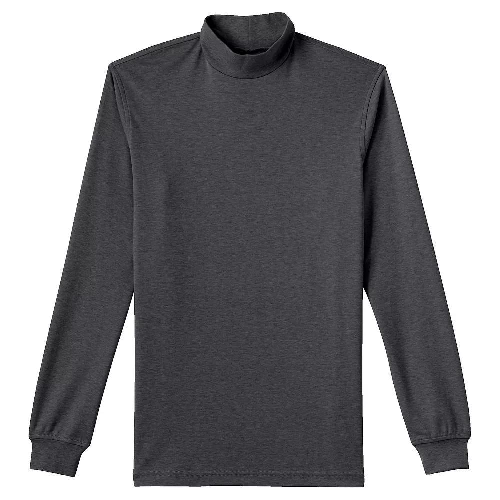 Lands' End Men's Super Soft Supima Mock Turtleneck,  Product Image