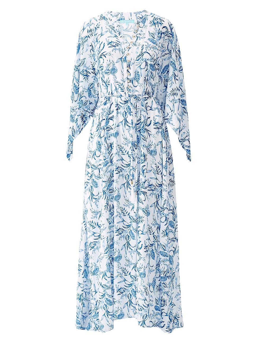 Womens Edith Botanical Maxi Caftan Product Image