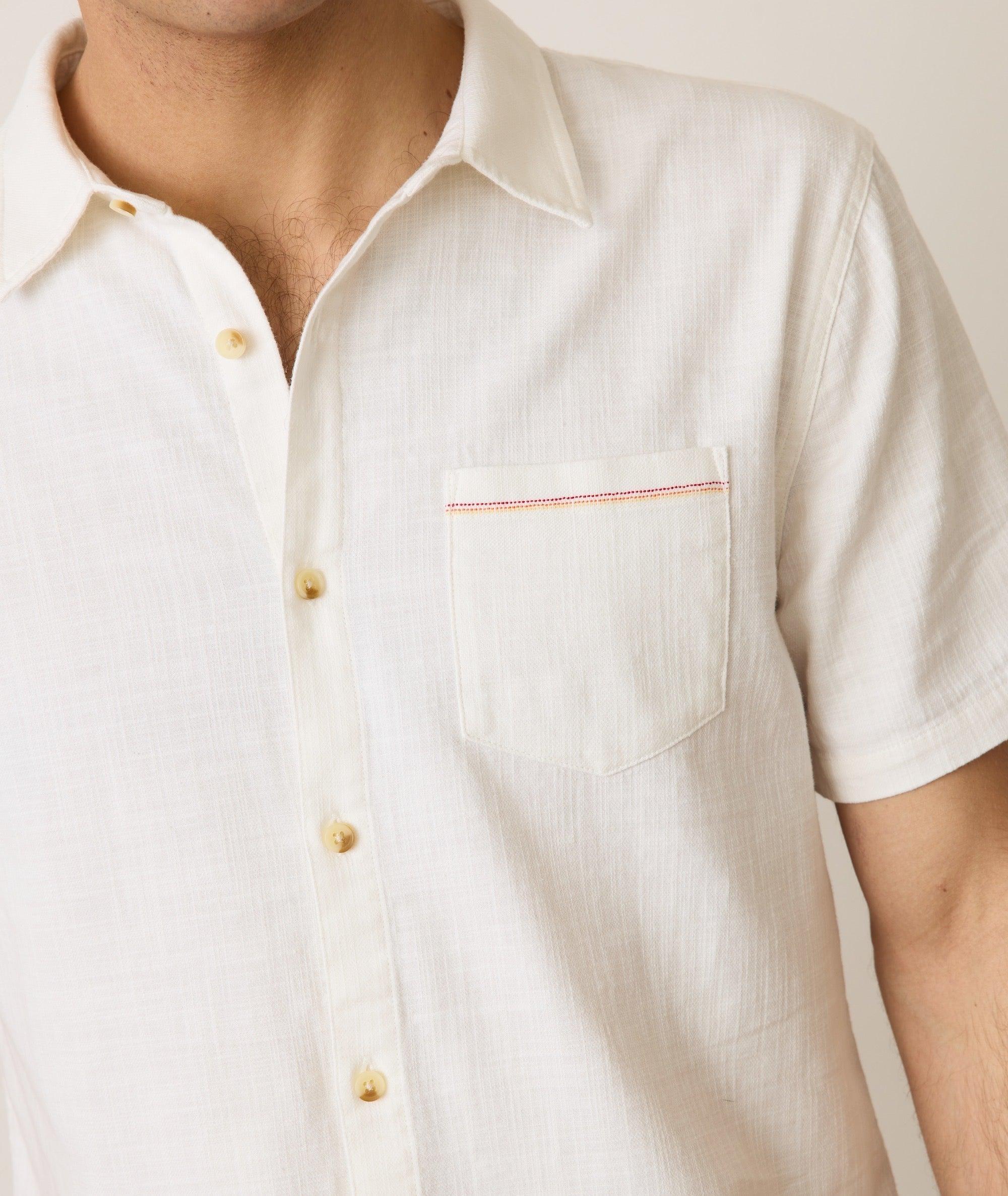 Stretch Selvage Short Sleeve Shirt Product Image