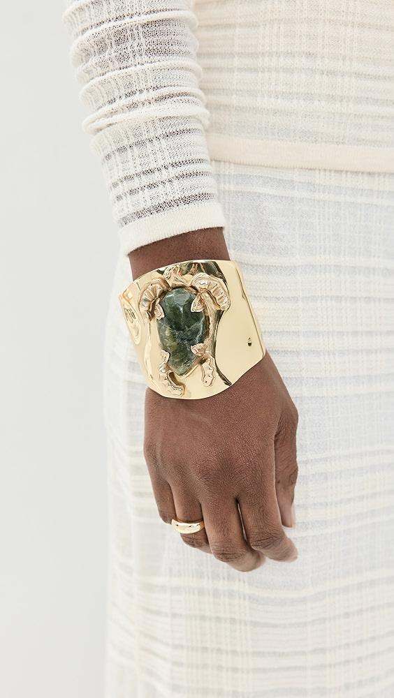 ALÉMAIS Encanto Rose Quartz Turtle Cuff | Shopbop Product Image