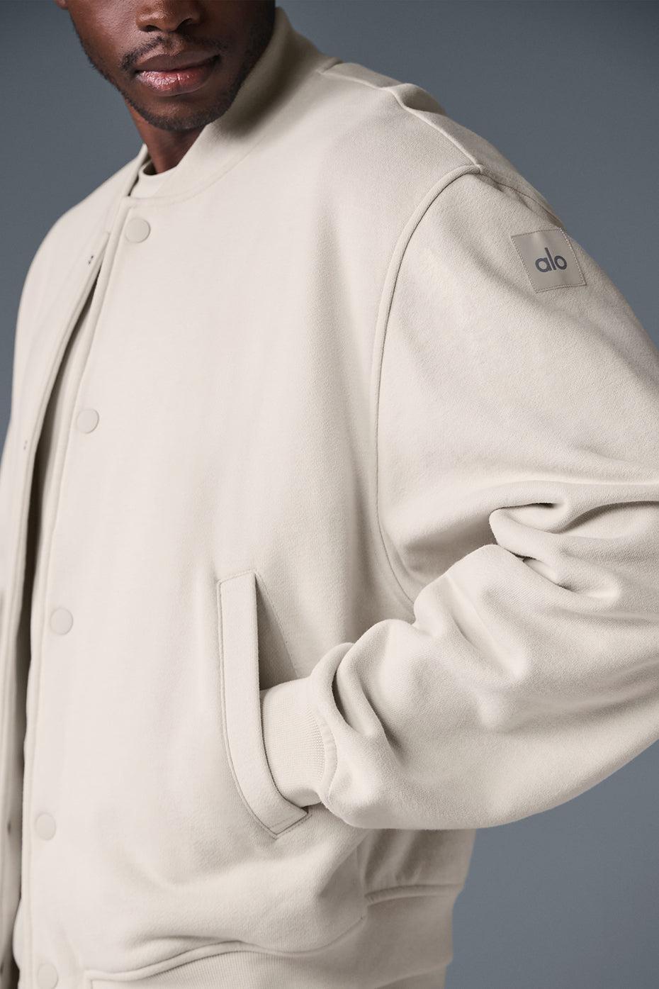 Renown Varsity Jacket - Bone Product Image