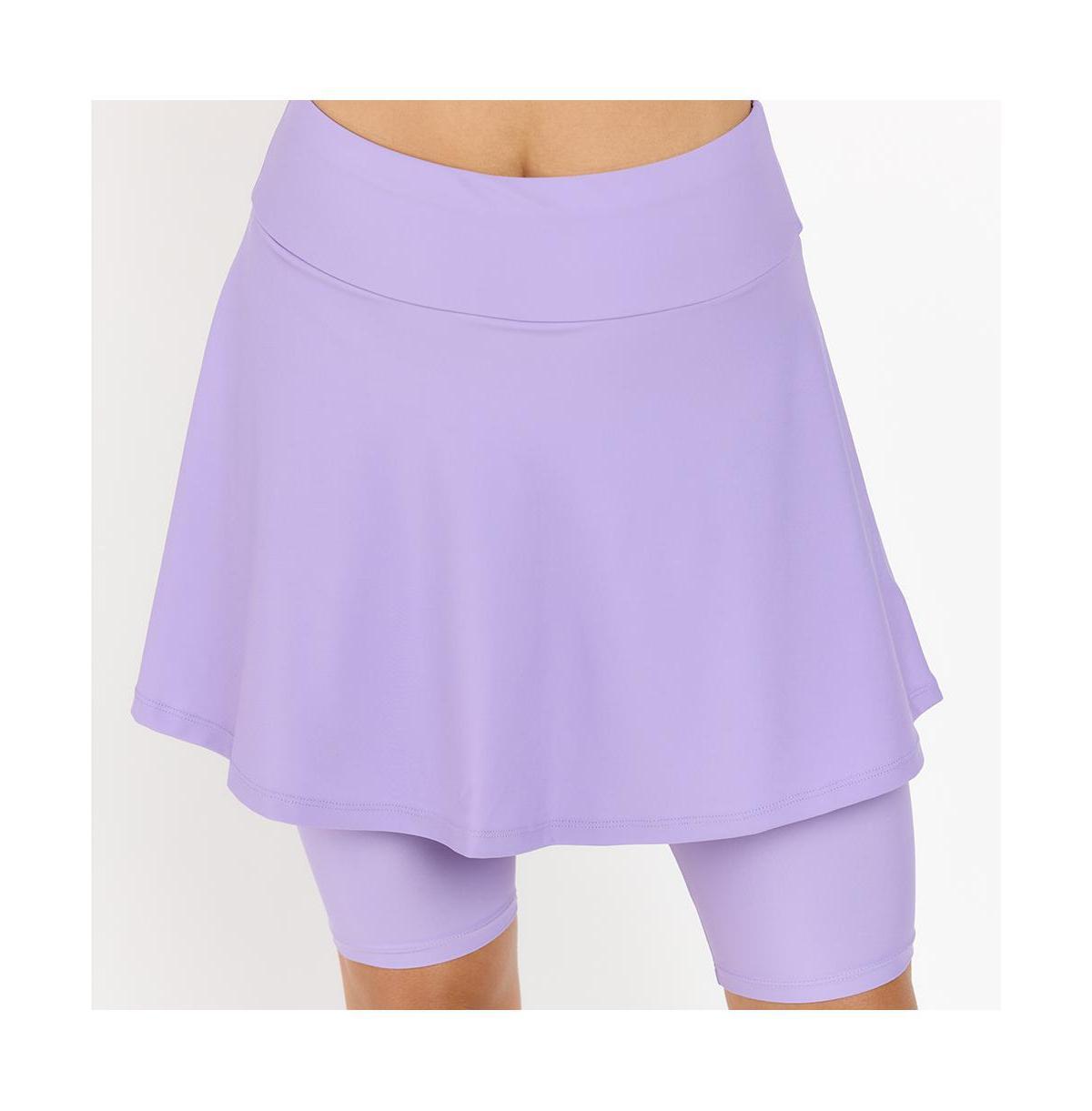 Calypsa Womens Midi Swim Skort Product Image