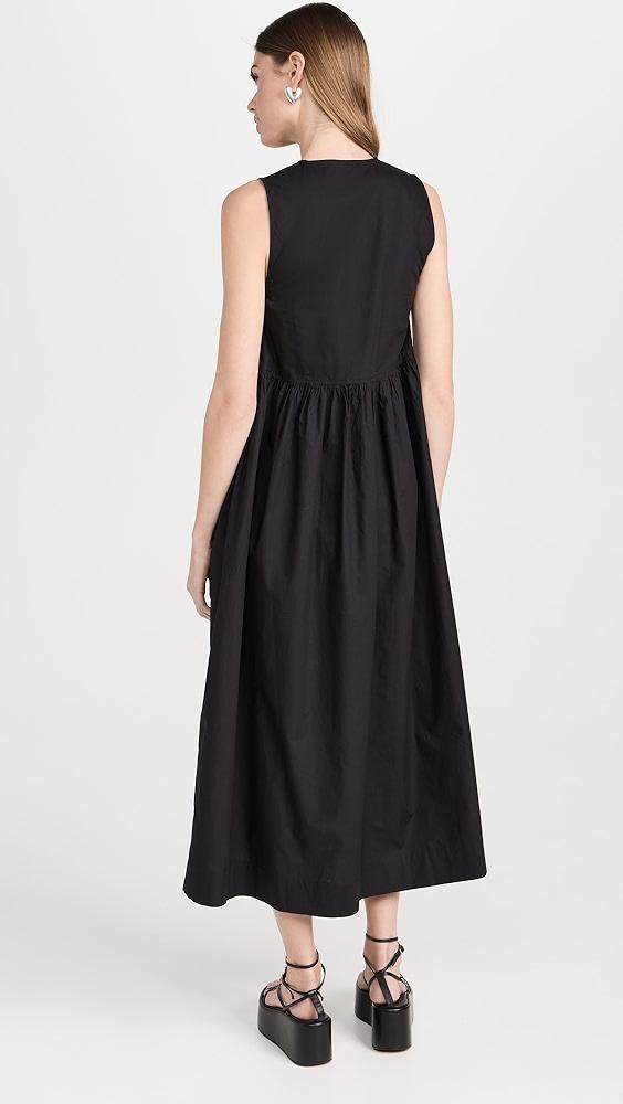 GANNI Cotton Poplin Midi Dress | Shopbop Product Image