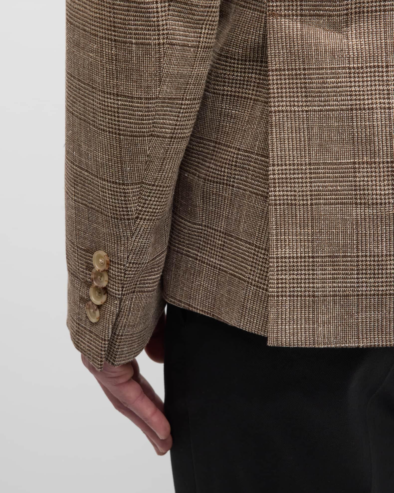 Men's Glen Check Two-Button Sport Coat Product Image