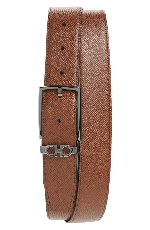 Salvatore Ferragamo Mens Gancini Keeper Reversible Leather Belt Product Image