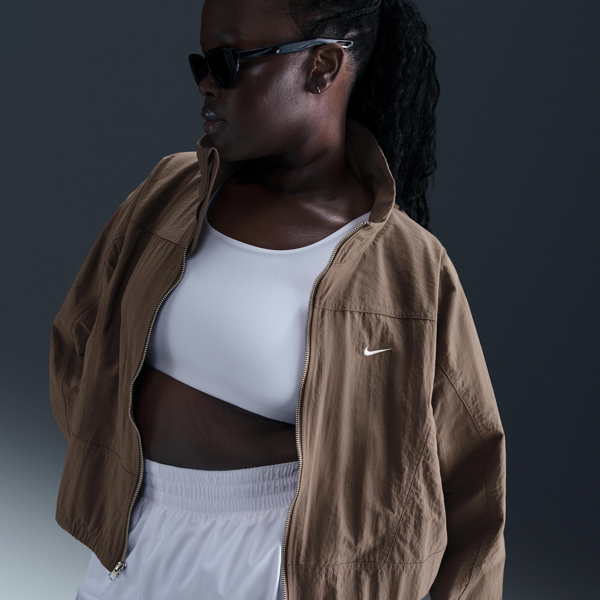 Women's Nike Sportswear Everything Wovens Oversized Repel UV Protection Jacket (Plus Size) Product Image