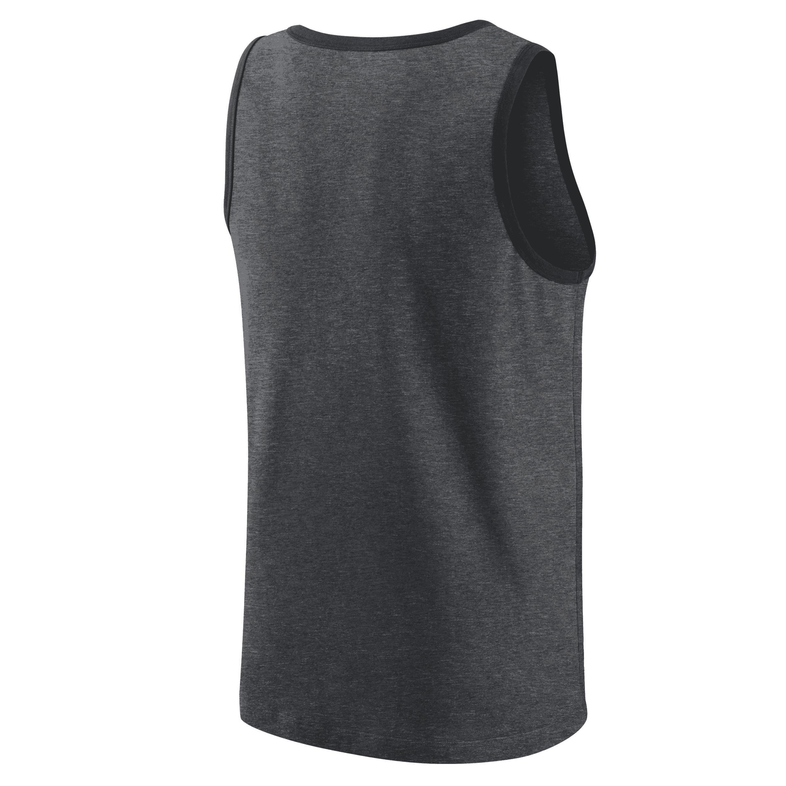 Mens Nike Heathered Charcoal Seattle Seahawks Tri-Blend Tank Top Product Image