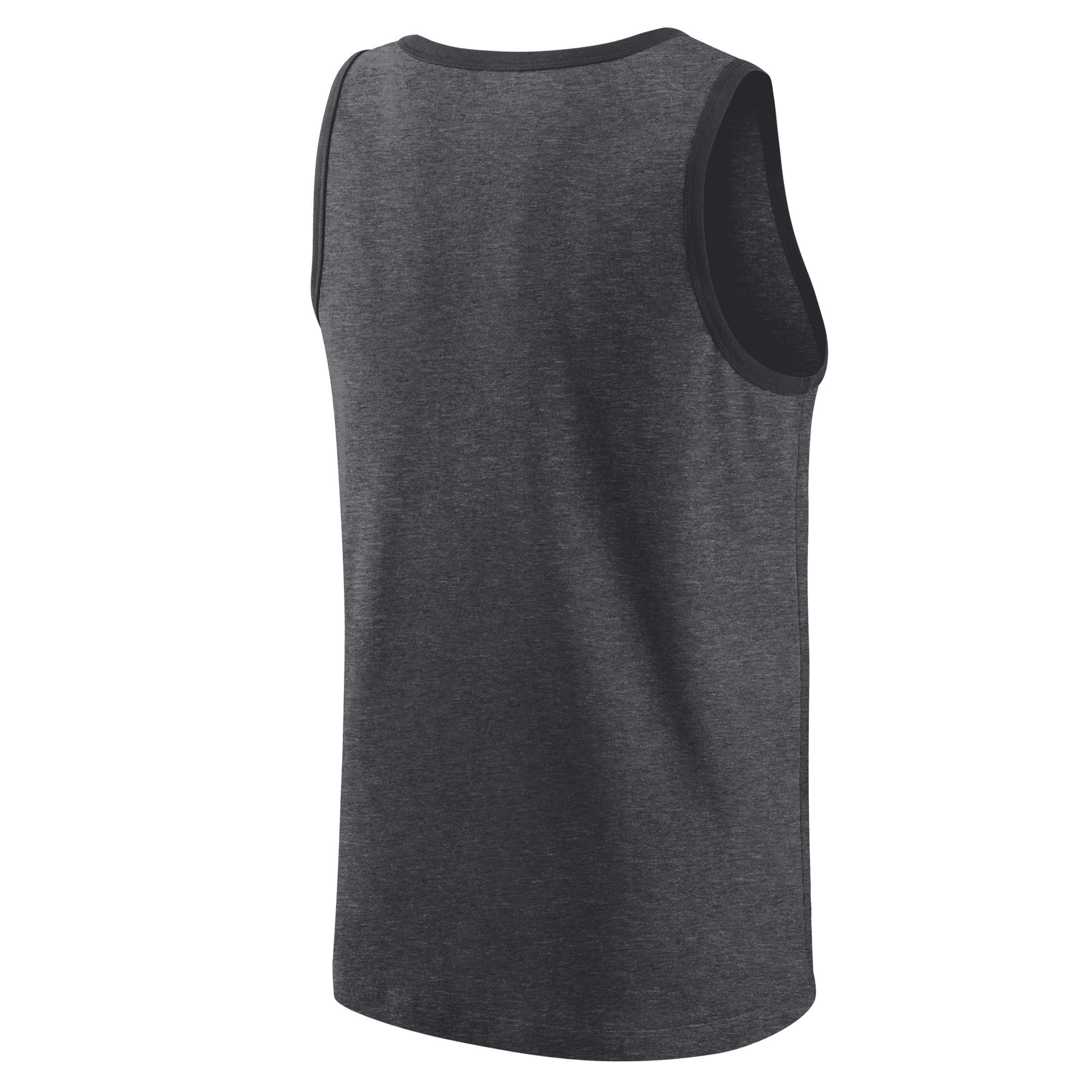 Men's Nike Heathered Charcoal Washington Commanders Tri-Blend Tank Top, Size: XL, Wft Charco Product Image