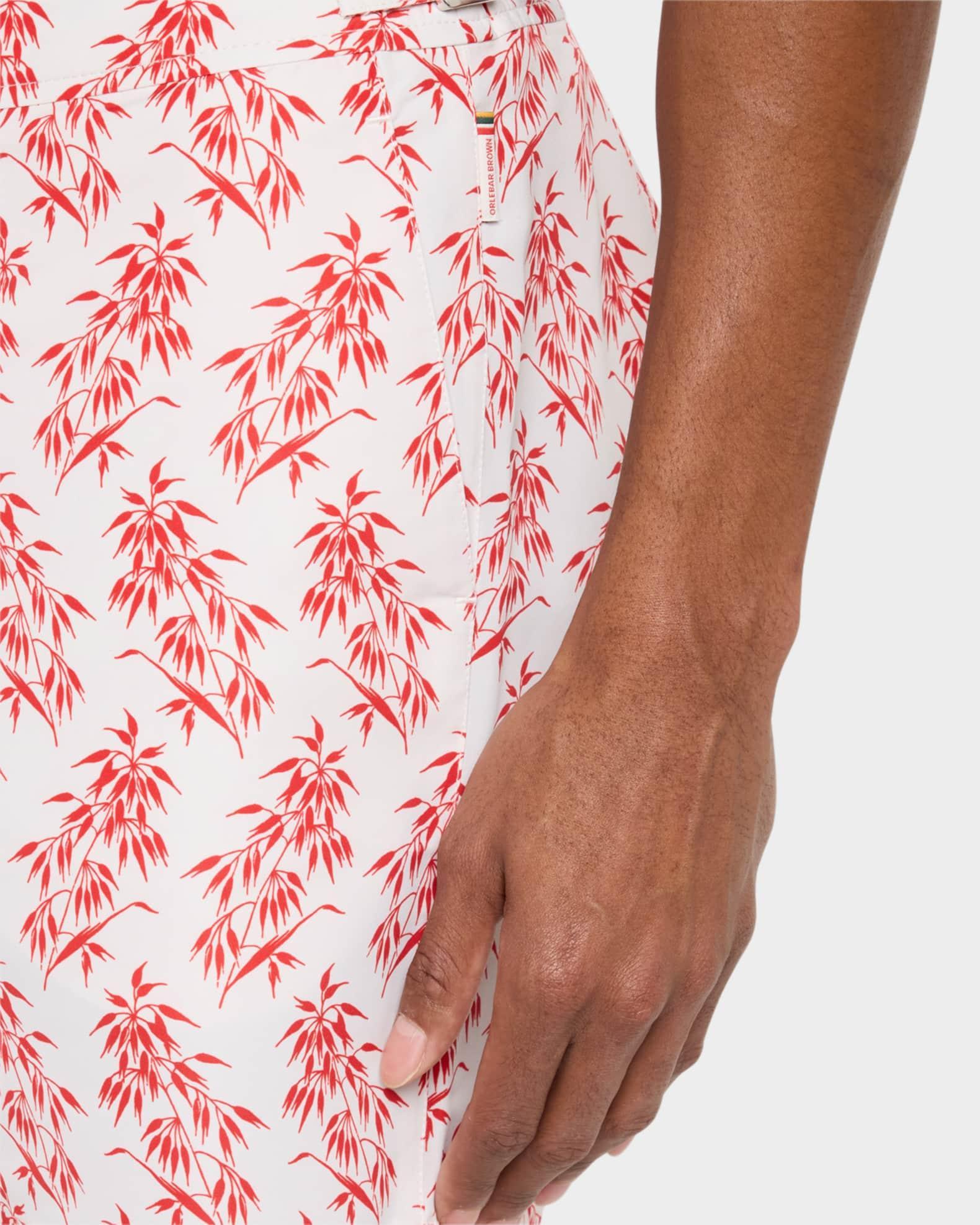 Mens Bulldog Bamboo-Print Shorts Product Image