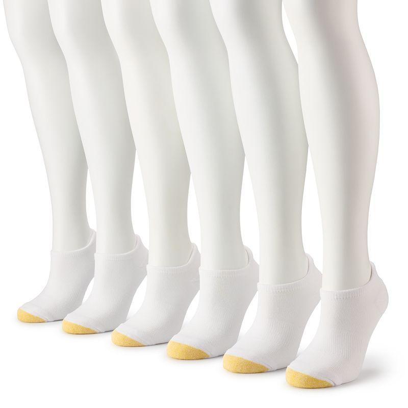 Womens GOLDTOE 6-Pack Vacay Cushion Tab No-Show Socks Product Image