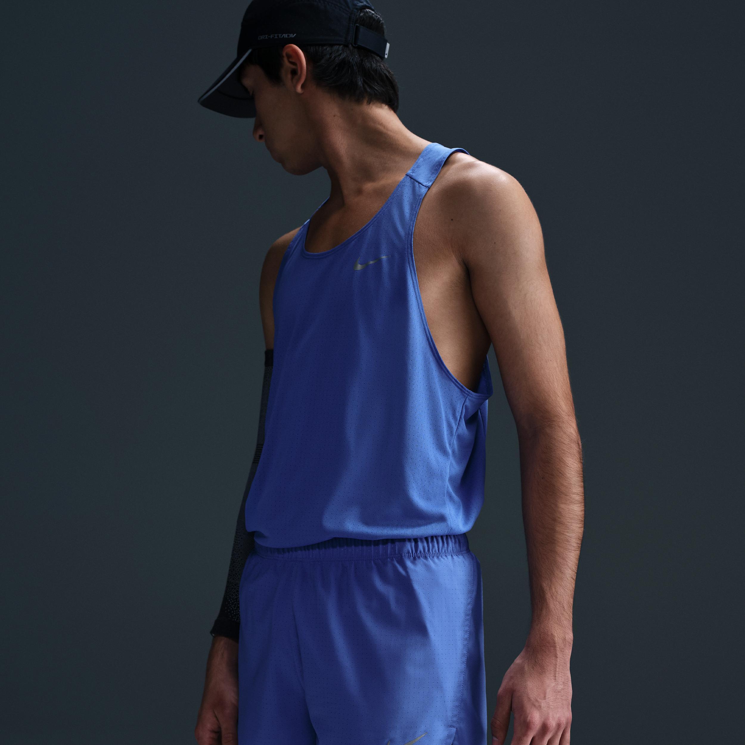 Nike Mens Fast Dri-FIT 3 Brief-Lined Running Shorts | FN3355-411 Product Image